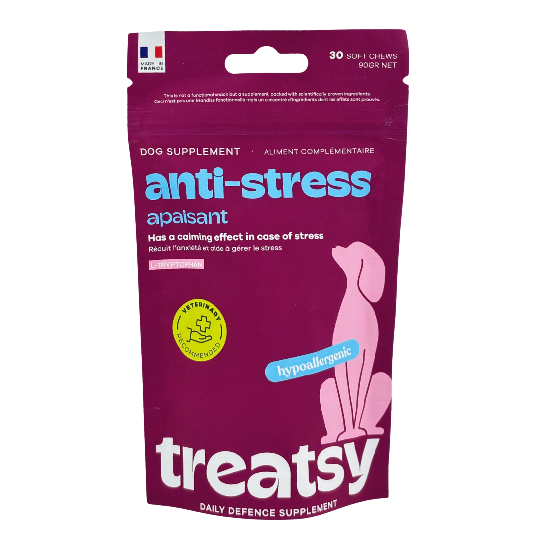 Anti-Stress-Nahrungsergänzungsmittel für Hunde