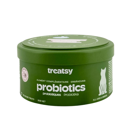 Probiotisches Nahrungsergänzungsmittel mit Fisch und Huhn für Katzen