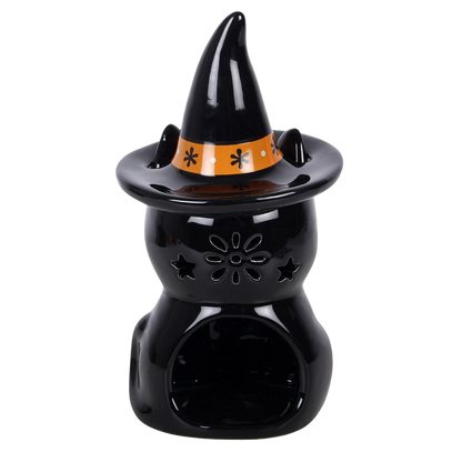 Bruciacapri in ceramica Gatto nero