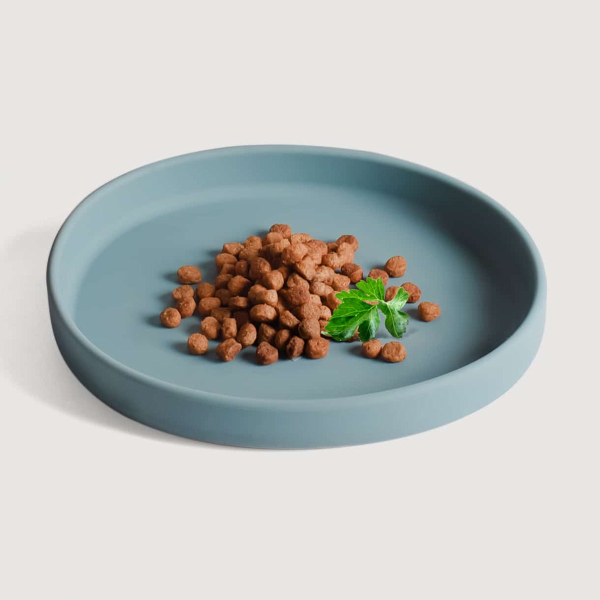 Tigela rasa de silicone