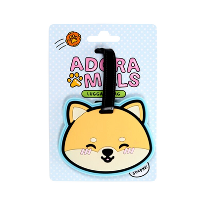 Étiquette de bagage Shuggs le Shiba Inu