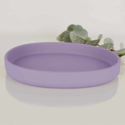 Tigela rasa de silicone