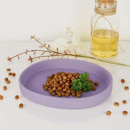 Tigela rasa de silicone