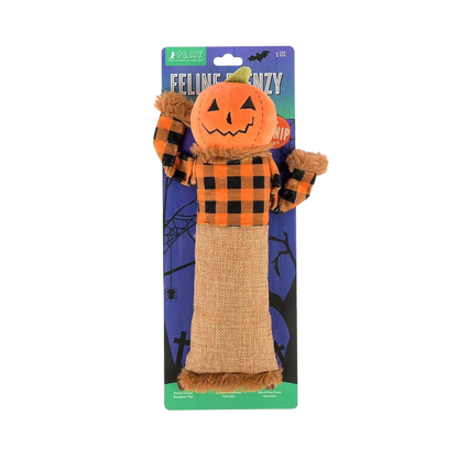 Halloween-Vogelscheuchen-Spielzeug mit Katzenminze für Katzen