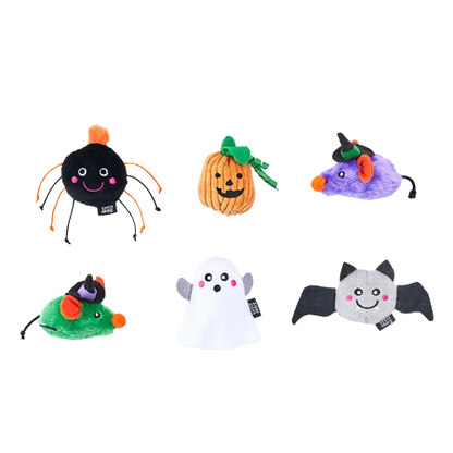 Lote de 6 juguetes de Halloween Criaturas Embrujadas para gatos