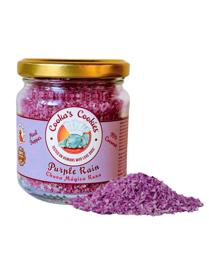 Topping de coco e batata-doce para cães e gatos