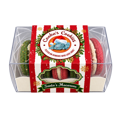 Macaron di Natale al tacchino per cani
