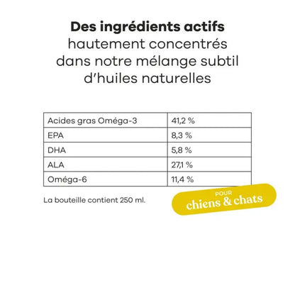 Olio nutrizionale per fianchi e articolazioni di cani e gatti