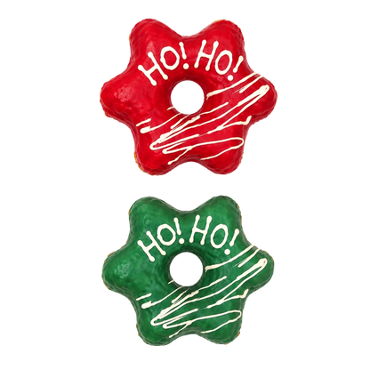 Weihnachtssternen-Donuts mit Ente und Truthahn für Hunde